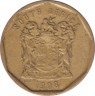 Монета. Южно-Африканская республика (ЮАР). 10 центов 1998 год. ав.