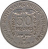 Монета. Западноафриканский экономический и валютный союз (ВСЕАО). 50 франков 1999 год. ав.