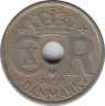 Монета. Дания. 10 эре 1936 год. ав.