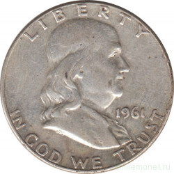 Монета. США. 50 центов 1961 год. Франклин.