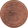  Монета. Сан-Марино. 5 центов 2002 год. ав.