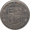 Монета. Маврикий. 1 рупия 2002 год. ав.