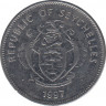 Монета. Сейшельские острова. 25 центов 1997 год. ав.