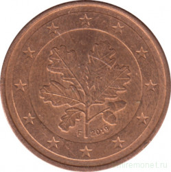 Монета. Германия. 2 цента 2019 год. (F).