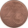 Монета. Германия. 2 цента 2019 год. (F). рев.