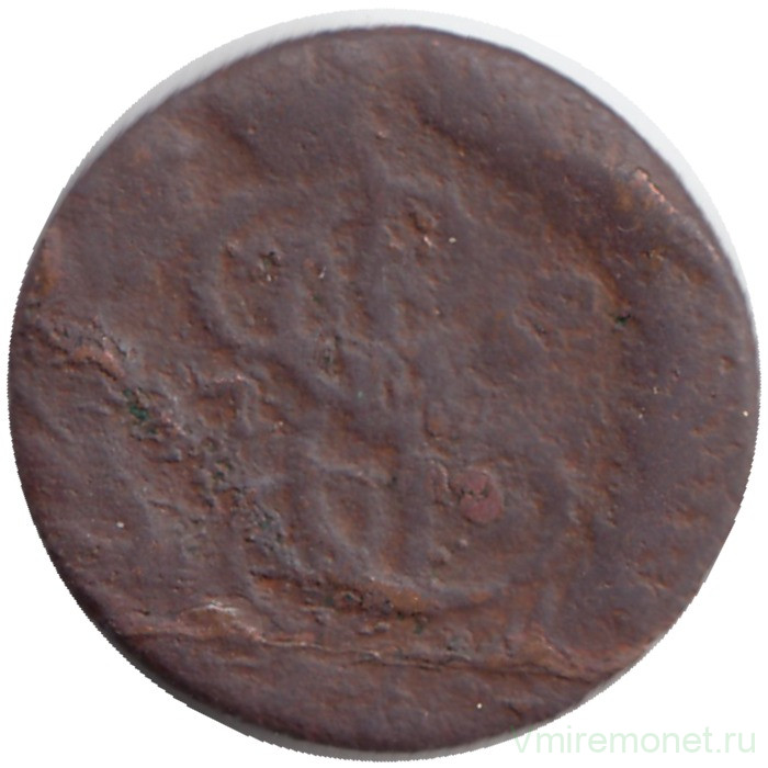 Монета. Россия. Полушка 1768 год. Е.М.