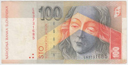 Банкнота. Словакия. 100 крон 1999 год. Тип 25c.