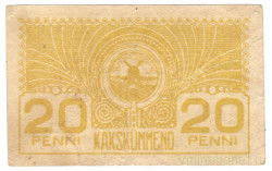 Банкнота. Эстония. 20 пенни 1919 год. Тип 41а.