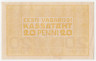 Банкнота. Эстония. 20 пенни 1919 год. Тип 41а.