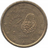 Монета. Испания. 10 центов 2006 год.