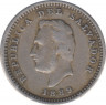 Монета. Сальвадор. 1 сентаво 1889 год. ав.