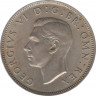 Монета. Великобритания. 1 флорин (2 шиллинга) 1950 год. рев.