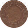 Монета. Бельгия. 2 цента 2003 год. ав.