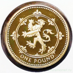 Монета. Великобритания. 1 фунт 1994 год. Пруф.