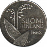 Аверс. Монета. Финляндия. 10 пенни 1993 год.