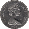Монета. Тристан-да-Кунья. 1 крона 1978 год. 25 лет коронации королевы Елизаветы II. рев.