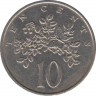 Монета. Ямайка. 10 центов 1982 год. рев.