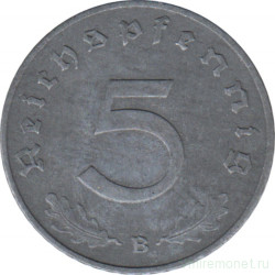 Монета. Германия. Третий Рейх. 5 рейхспфеннигов 1940 год. Монетный двор - Вена (B).