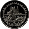 Монета. Великобритания. Остров Мэн. 1 крона 2010 год. XXX летние Олимпийские Игры, Лондон 2012. Плавание.