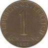 Монета. Австрия. 1 шиллинг 1981 год. ав.