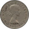 Монета. Новая Зеландия. 1 шиллинг 1959 год. 