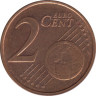 Монета. Нидерланды. 2 цента 2001 год. рев.