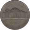 Монета. США. 5 центов 1944 год. Монетный двор S. рев.