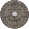Монета. Бельгия. 10 сантимов 1901 год. BELGIQUE. ав.
