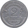 Монета. Франция. 2 франка 1948 год. ав.