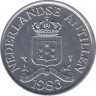 Монета. Нидерландские Антильские острова. 2,5 цента 1983 год. ав.