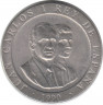 Монета. Испания. 200 песет 1990 год.