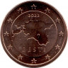 Монета. Эстония. 5 центов 2022 год.