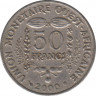 Монета. Западноафриканский экономический и валютный союз (ВСЕАО). 50 франков 2000 год. ав.