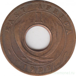 Монета. Британская Восточная Африка. 1 цент 1922 год. H.