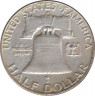 Монета. США. 50 центов 1962 год. Франклин. Монетный двор - Денвер (D). рев.