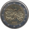 Монета. Финляндия. 2 евро 2001 год. ав.