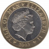 Монета. Великобритания. Остров Мэн. 2 фунта 2003 год. (АА). рев.