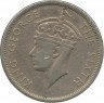 Монета. Южная Родезия. 1/2 кроны 1949 год.
