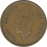 Монета. Гонконг. 5 центов 1950 год. рев.