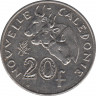 Монета. Новая Каледония. 20 франков 2004 год. рев.