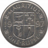 Монета. Маврикий. 1 рупия 1997 год. ав.