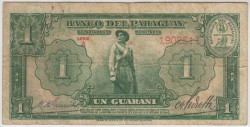 Банкнота. Парагвай. 1 гуарани 1943 год. Тип 178 (1).