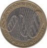 Монета. Великобритания. 2 фунта 2003 год. 50 лет Открытия ДНК. ав.