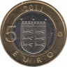 Монета. Финляндия. 5 евро 2011 год. Исторические регионы Финляндии. Остроботния. рев.