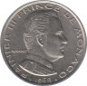 Монета. Монако. 1 франк 1968 год. ав.