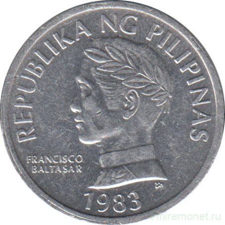 Монета. Филиппины. 10 сентимо 1983 год.