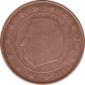 Монета. Бельгия. 1 цент 2001 год. ав.