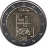 Монета. Мальта. 2 евро 2018 год. Культурное наследие. ав.