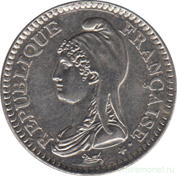 Монета. Франция. 1 франк 1992 год. 200 лет Французской Республике.