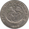 Монета. Колумбия. 10 сентаво 1959 год. ав.